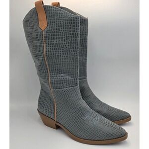 Wonderly Benni Boots Textured Ivory Cowboy Western Boots Size 9